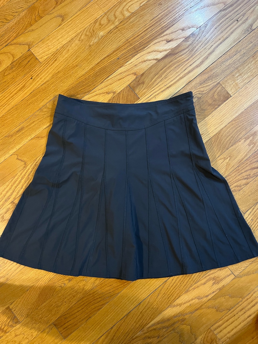 Classic Charcoal Gray A-Line Womens Athletic Skirt